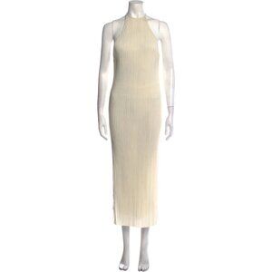 ST. AGNI Halterneck Long Dress